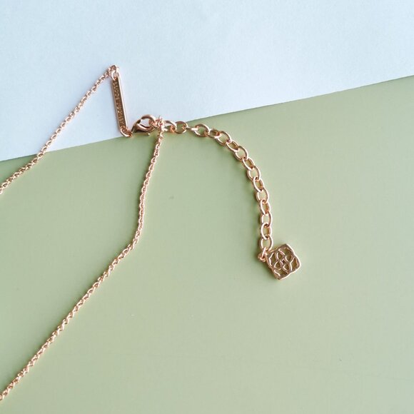 Kendra Scott Elisa white Pearl Necklace - Rose Gold - Picture 4 of 4